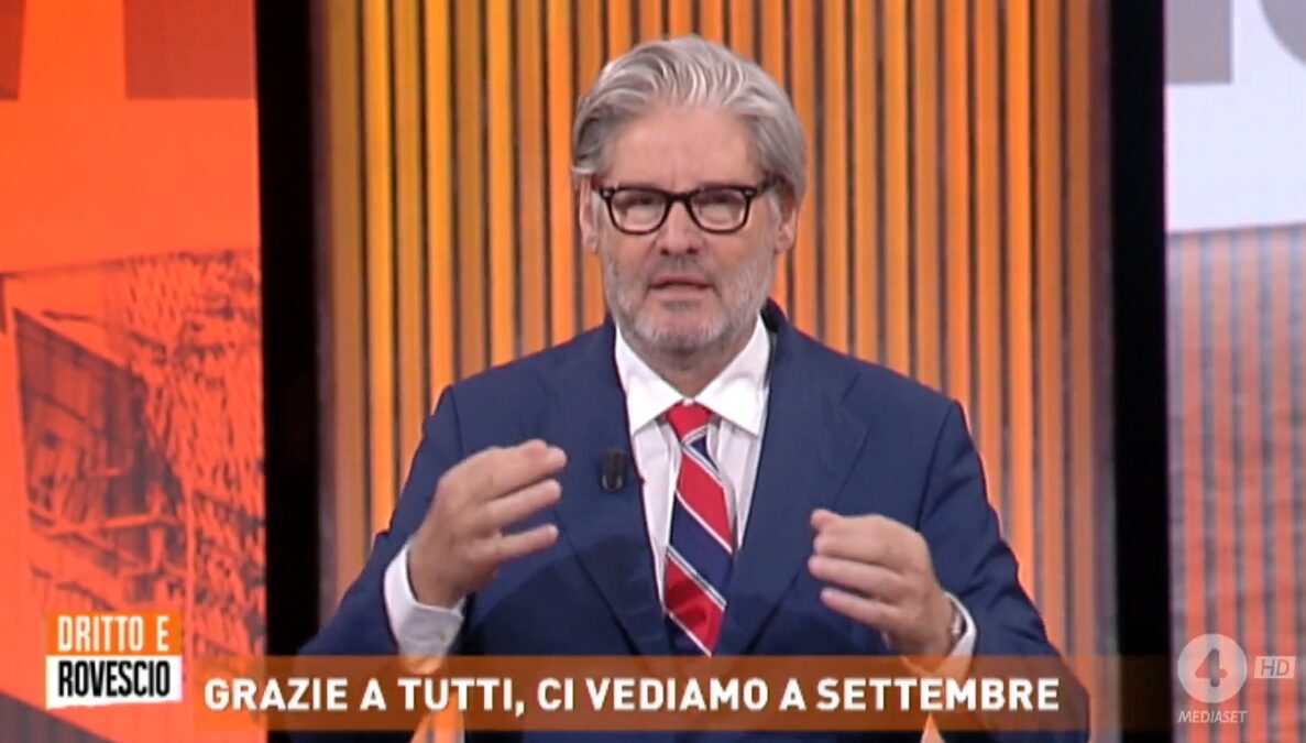 Dritto e rovescio, Del Debbio contro i detrattori: “Ci irridono perché facciamo esprimere la gente comune”