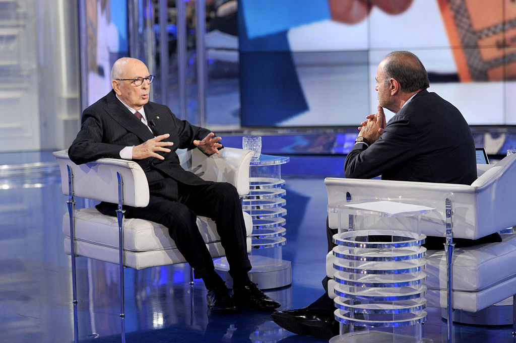 Giorgio Napolitano Porta a Porta