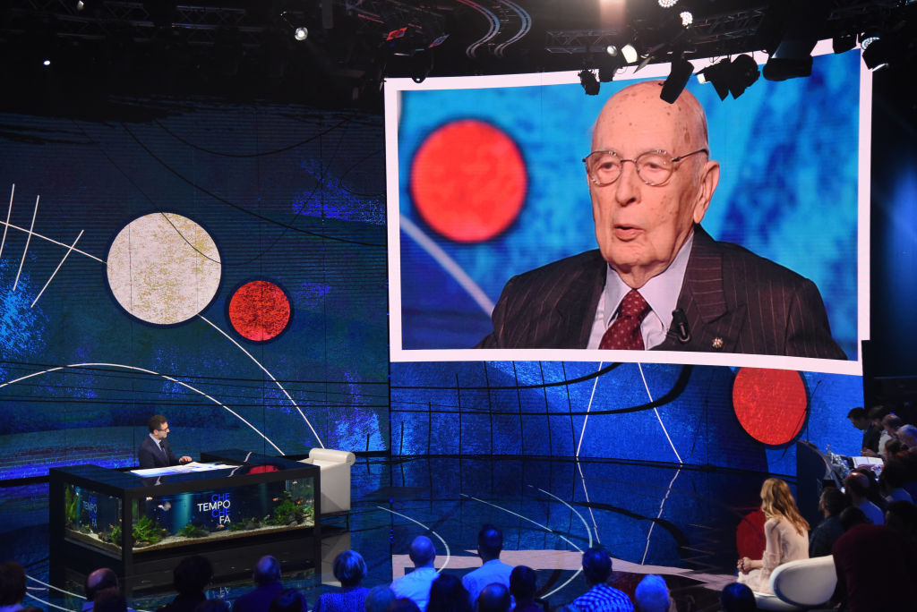 Giorgio Napolitano ultima intervista tv