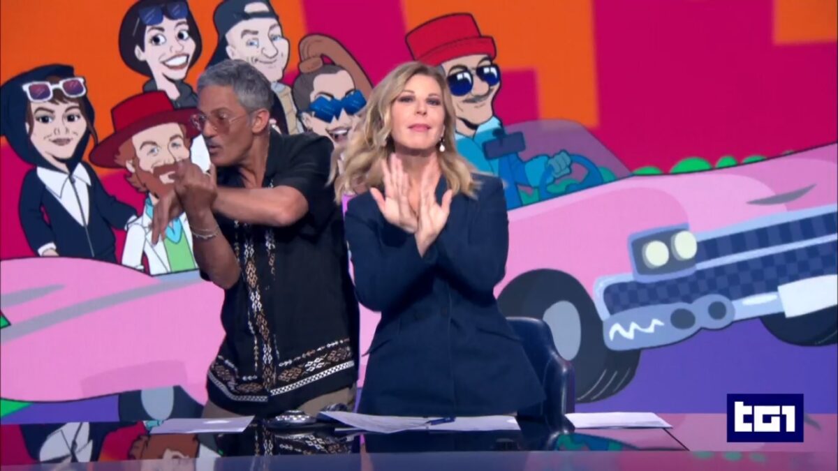 Fiorello show anche al Tg1 e Sonia Sarno diventa “la Cuccarini del Telegiornale” (VIDEO)