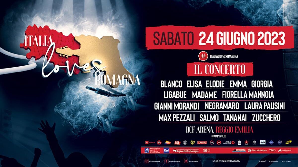 Ascolti tv sabato 24 giugno 2023: Italia Loves Romagna a 3,5 mln (31%), Lo show dei Record arrotonda a 1 mln (9%)