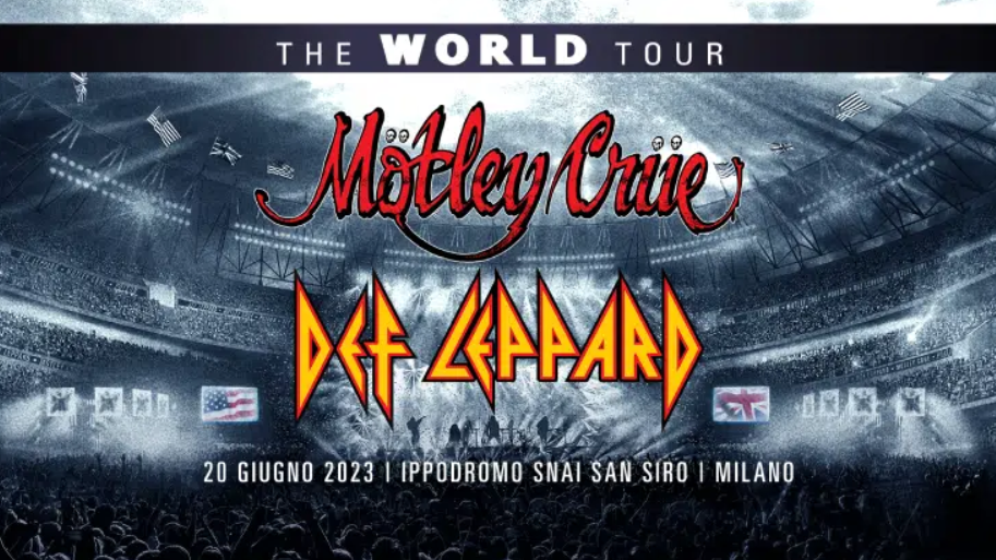 Motley Crue e Def Leppard, Milano, 20 giugno 2023: la scaletta del concerto