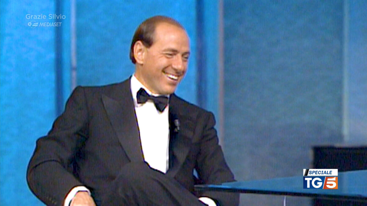 Morte Berlusconi, Mediaset sostituisce i loghi di rete con “Grazie Silvio” (gallery)