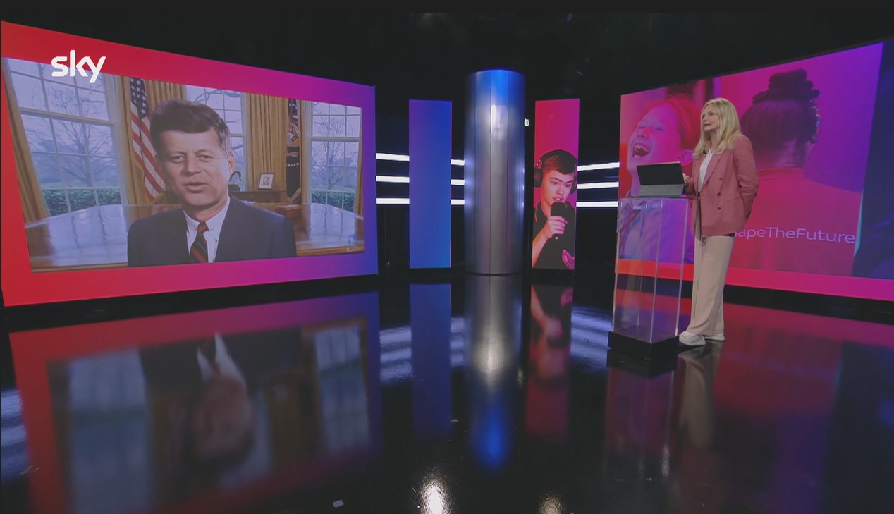 L’intervista deepfake di Sky TG24 a John Fitzgerald Kennedy