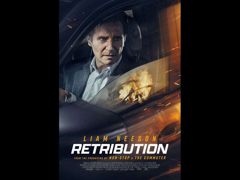 Retribution: poster ufficiali del thriller d’azione con Liam Neeson