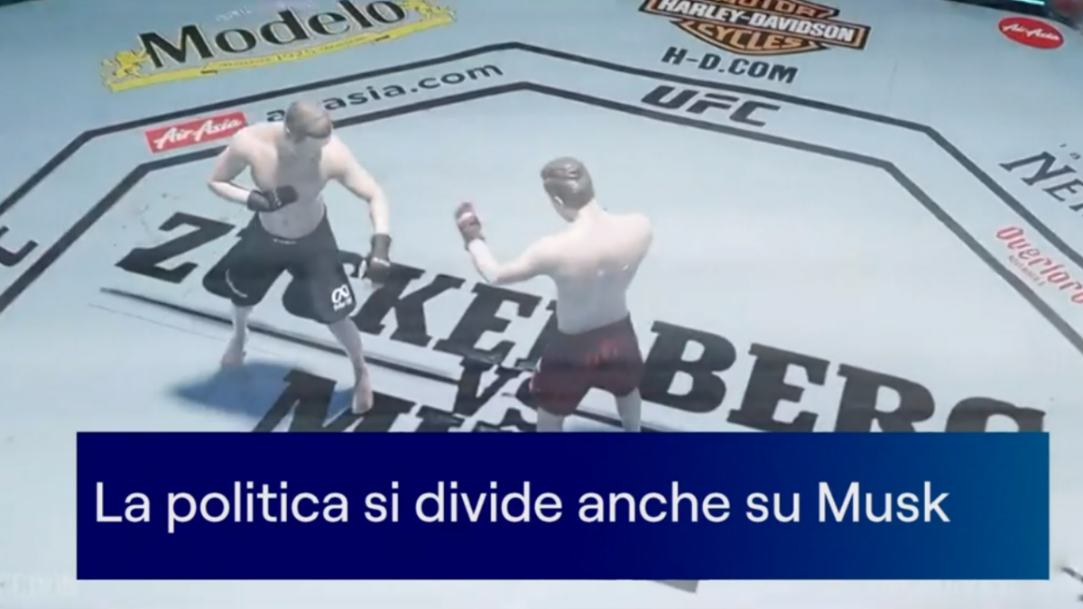 Se il Tg1 delle 20 apre con la notizia del match di arti marziali tra Musk e Zuckerberg