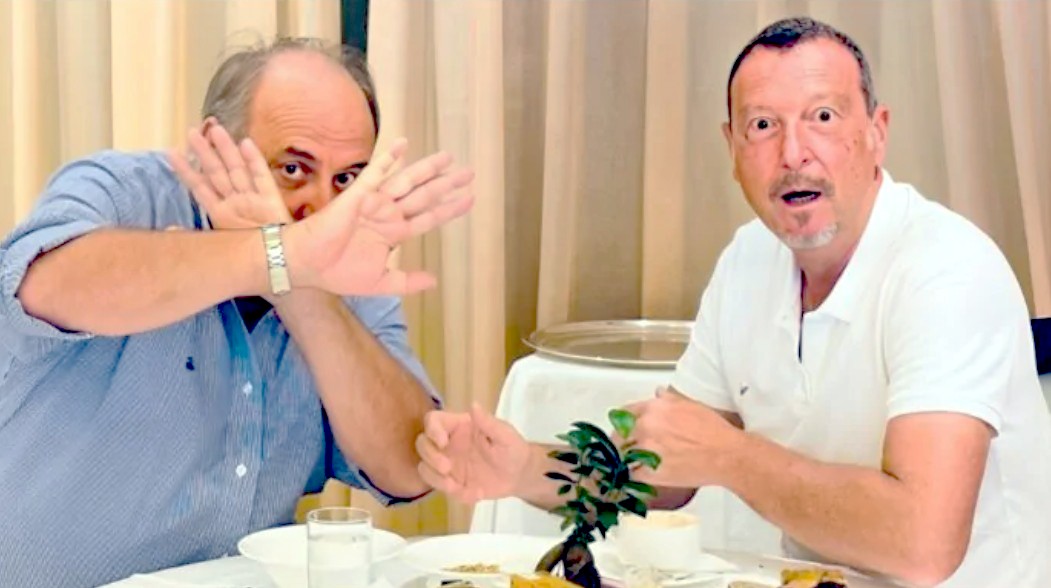 Festival di Sanremo 2024: Amadeus, Gerry Scotti e quel giochino fra due amici (Retroscena TvBlog)