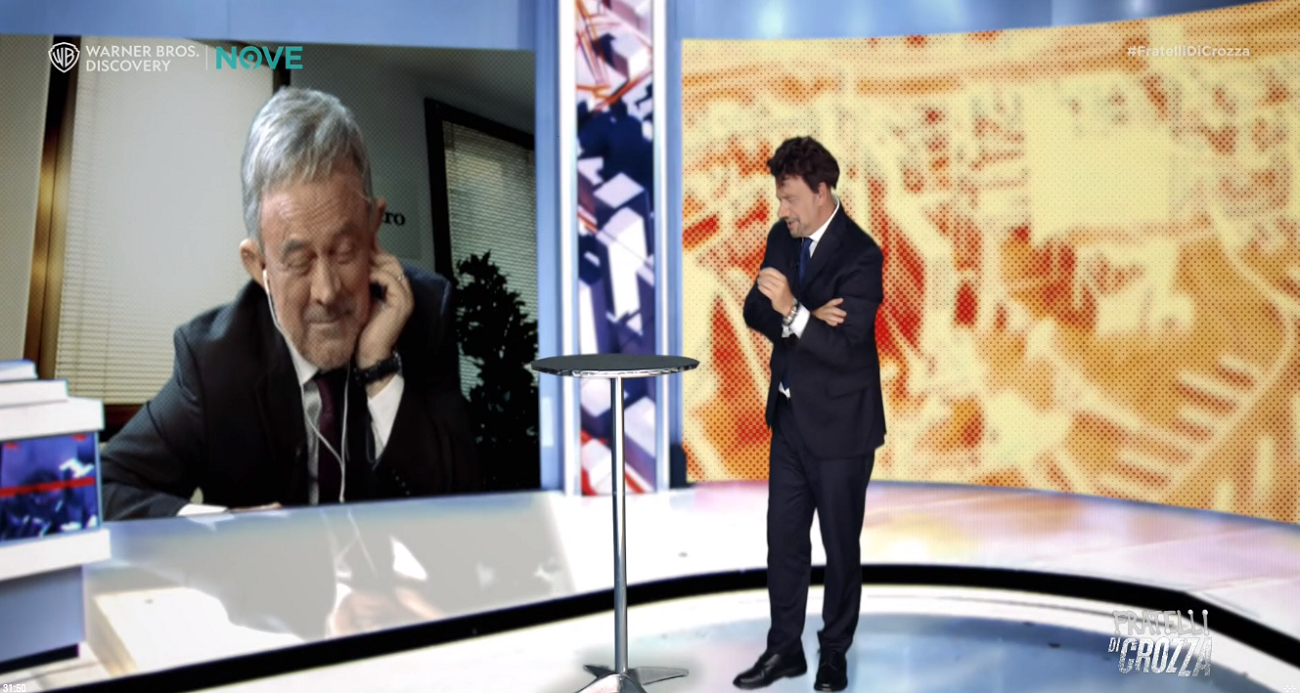 Fratelli di Crozza scatenato sulla Meloni family, ma ormai è il miglior telegiornale d’Italia
