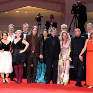 “Hit Man” Red Carpet – The 80th Venice International Film Festival