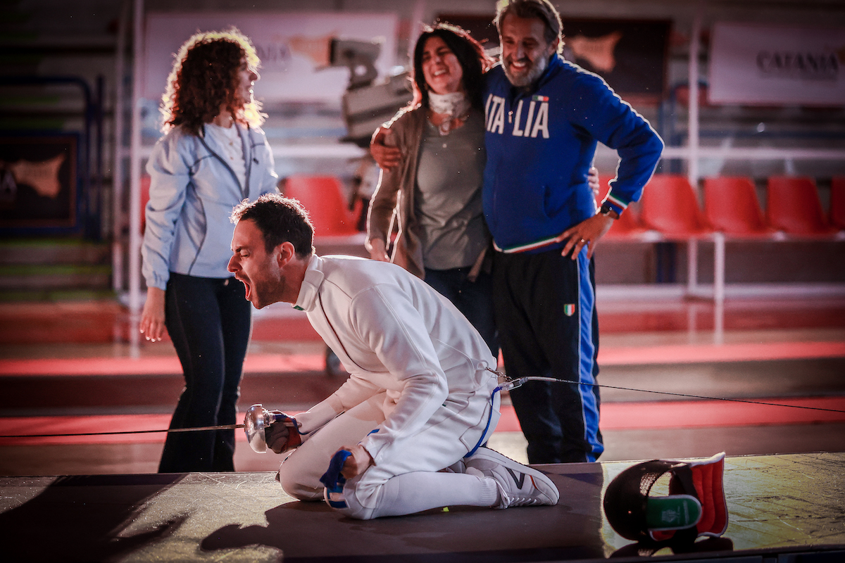 La stoccata vincente, le foto del film-tv su Rai 1