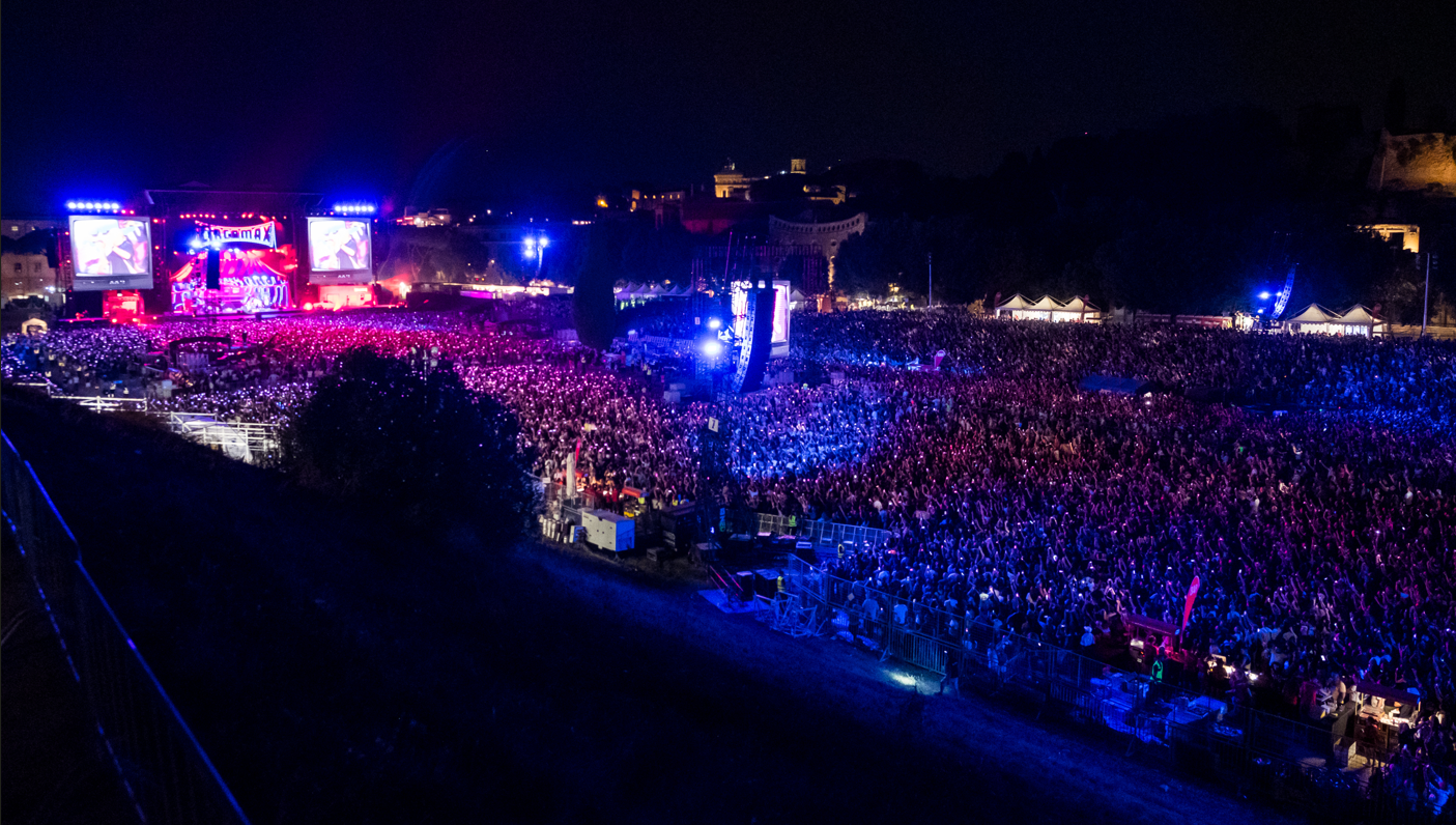 Circo Massimo, concerto Max Pezzali