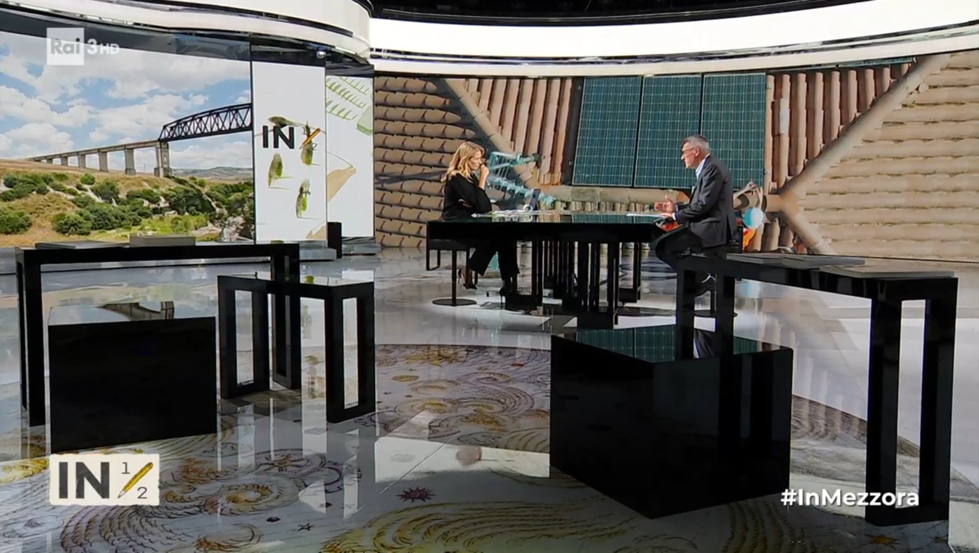 in mezz'ora 2023-2024 studio