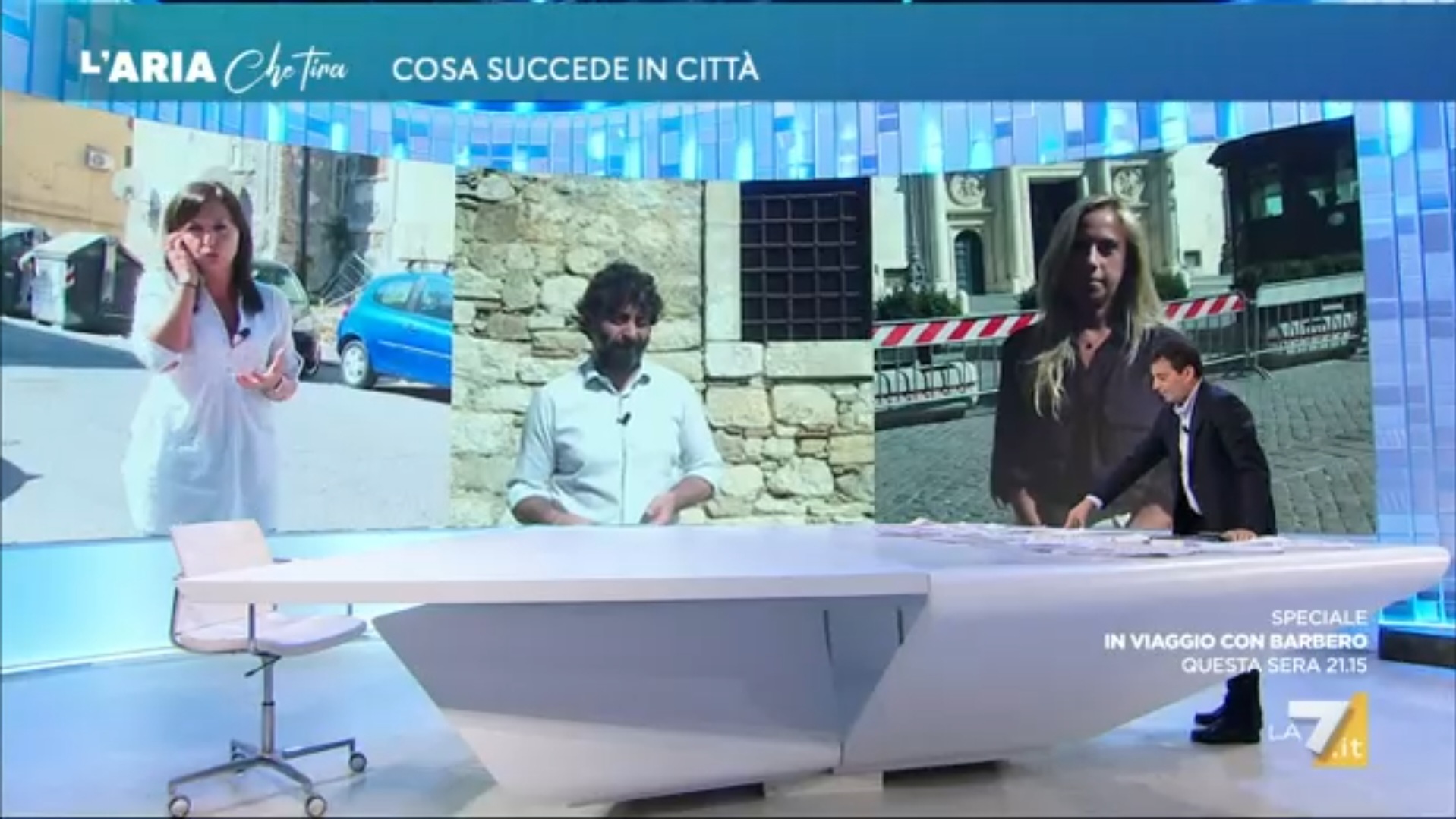 l'aria che tira 2023-2024 prima puntata