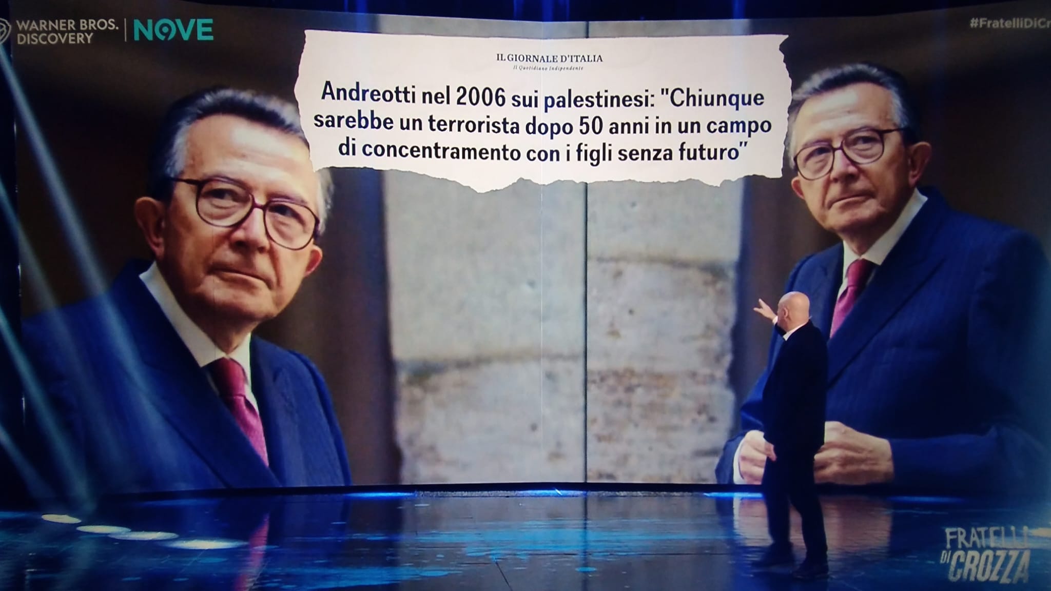 Crozza e la questione palestinese: “A che minc*ia serve l’Onu? Mi viene voglia di rivalutare Andreotti”