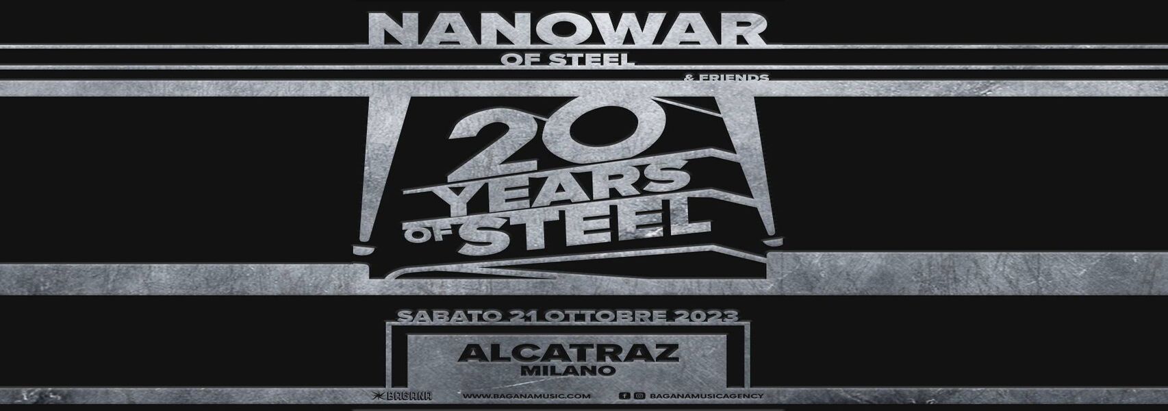 Nanowar Of Steel a Milano per i 20 anni d’acciaio: tutte le informazioni sul concerto del 21 Ottobre 2023