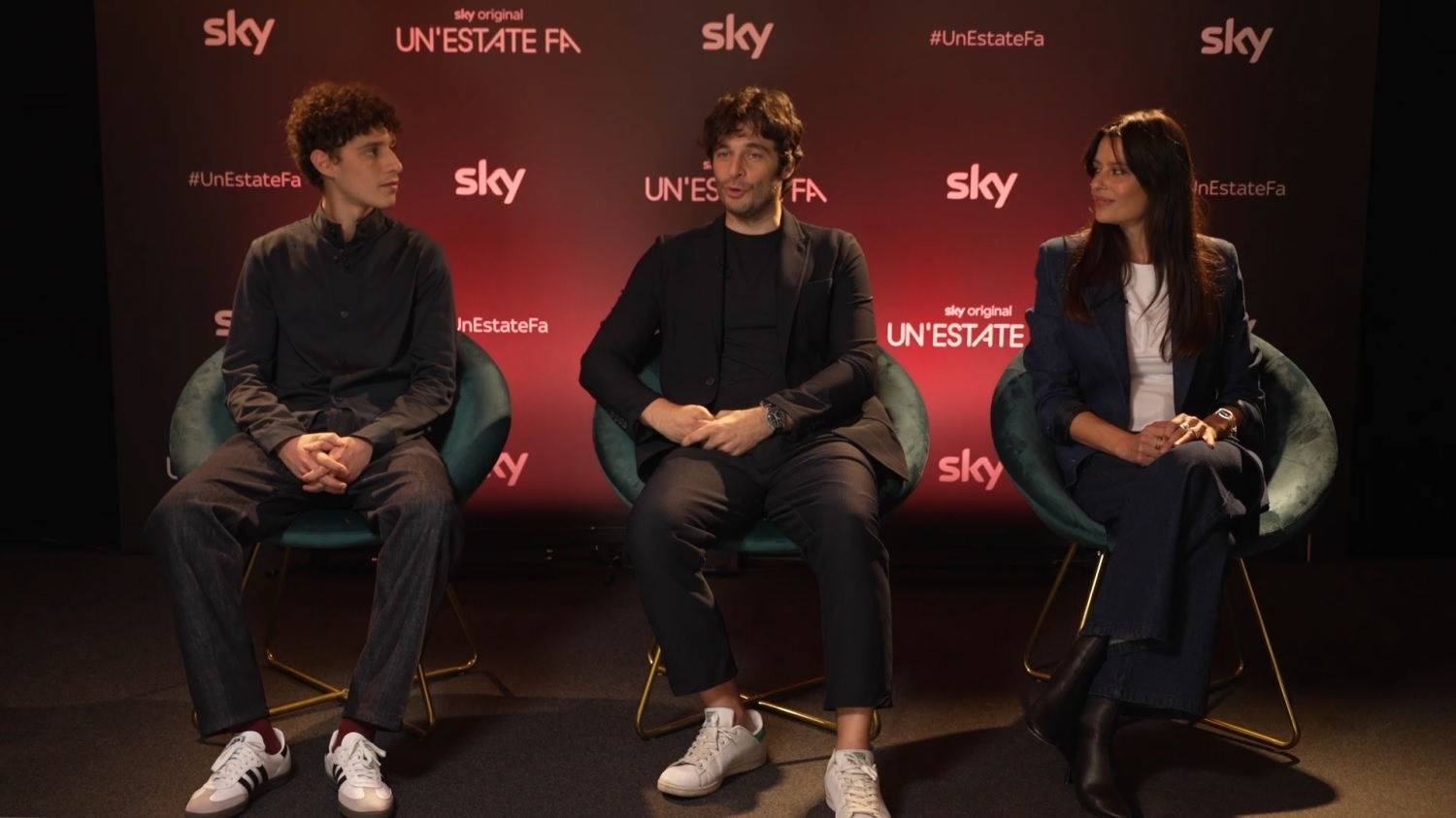 Un’estate Fa, l’intervista con Claudia Pandolfi, Lino Guanciale e Filippo Scotti