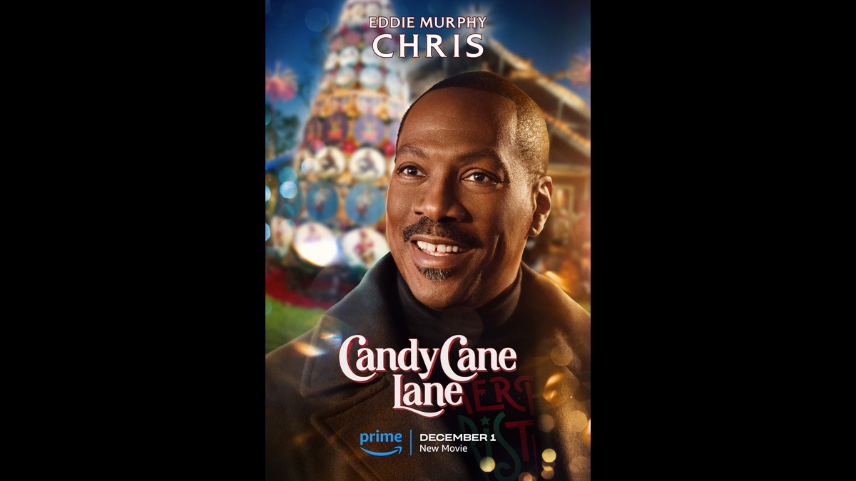 Buon Natale da Candy Cane Lane: nuovi character poster del film con Eddie Murphy (su Prime Video dal 1° dicembre)