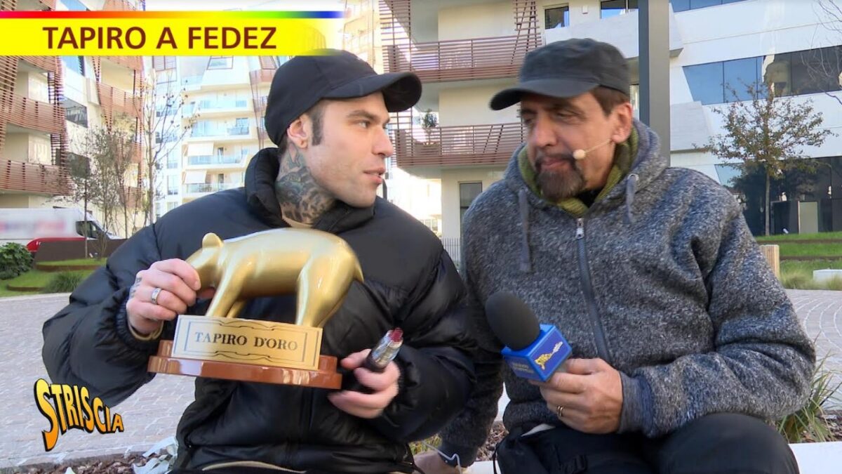 Tapiro d’oro a Fedez per il caso Morgan: “Ha detto cose gravi, non l’ho toccato, non ho inveito contro di lui”