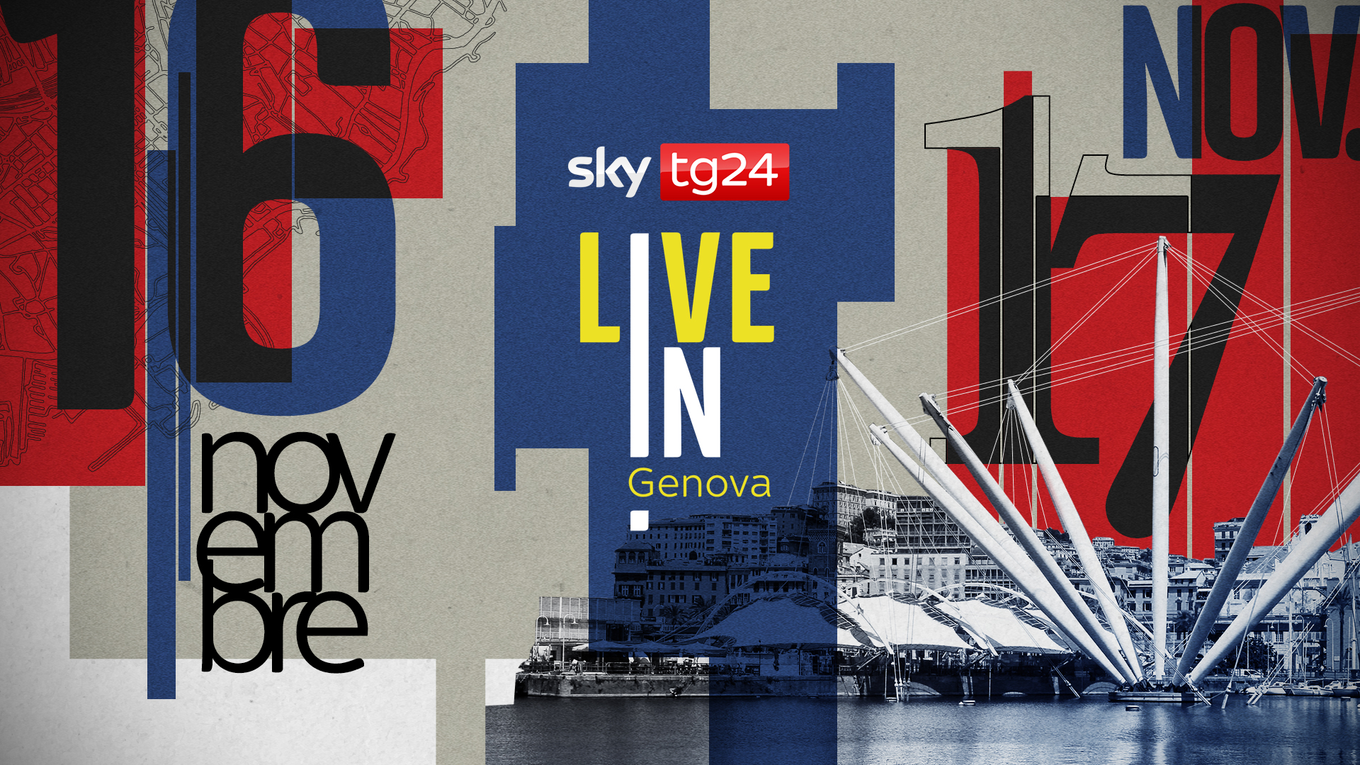 Sky Tg24, ultima tappa di ‘Live In’ a Genova, 16-17 novembre 2023: tutte le info