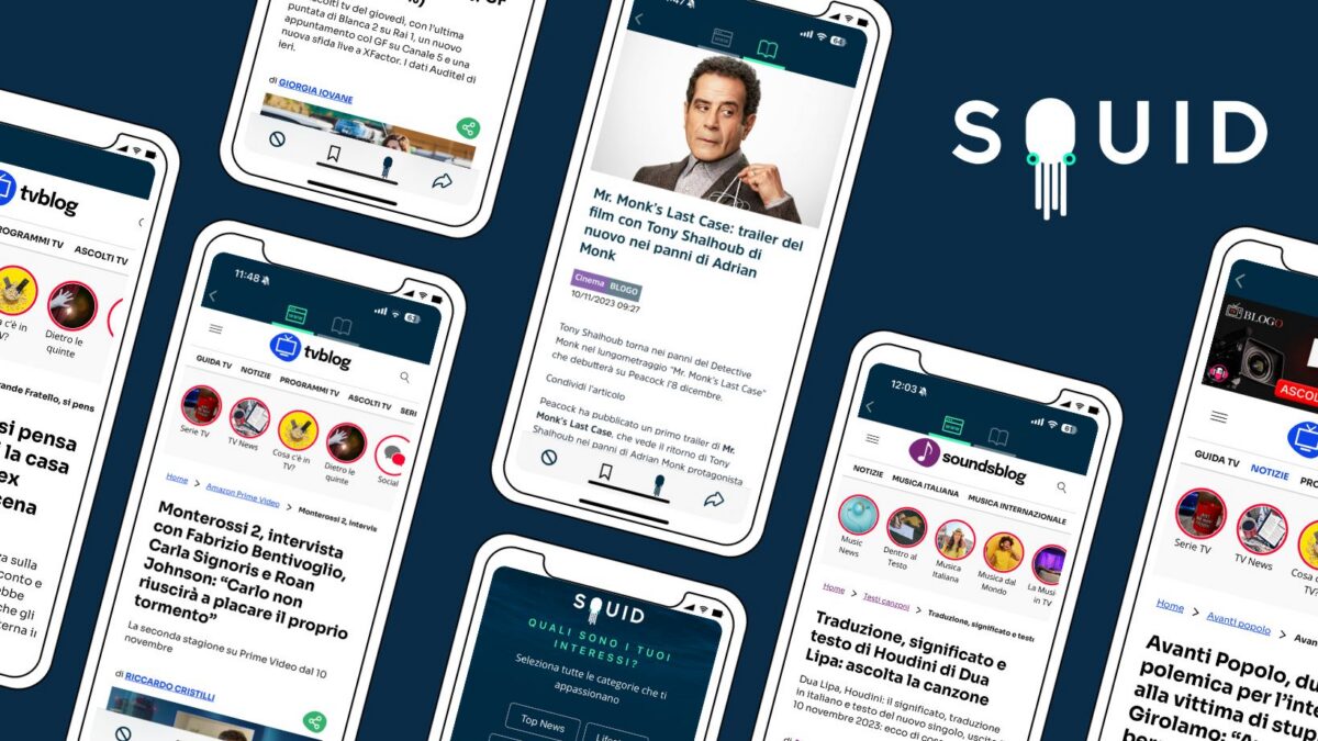 L’informazione e le esclusive di Triboo arrivano anche sull’app Squid