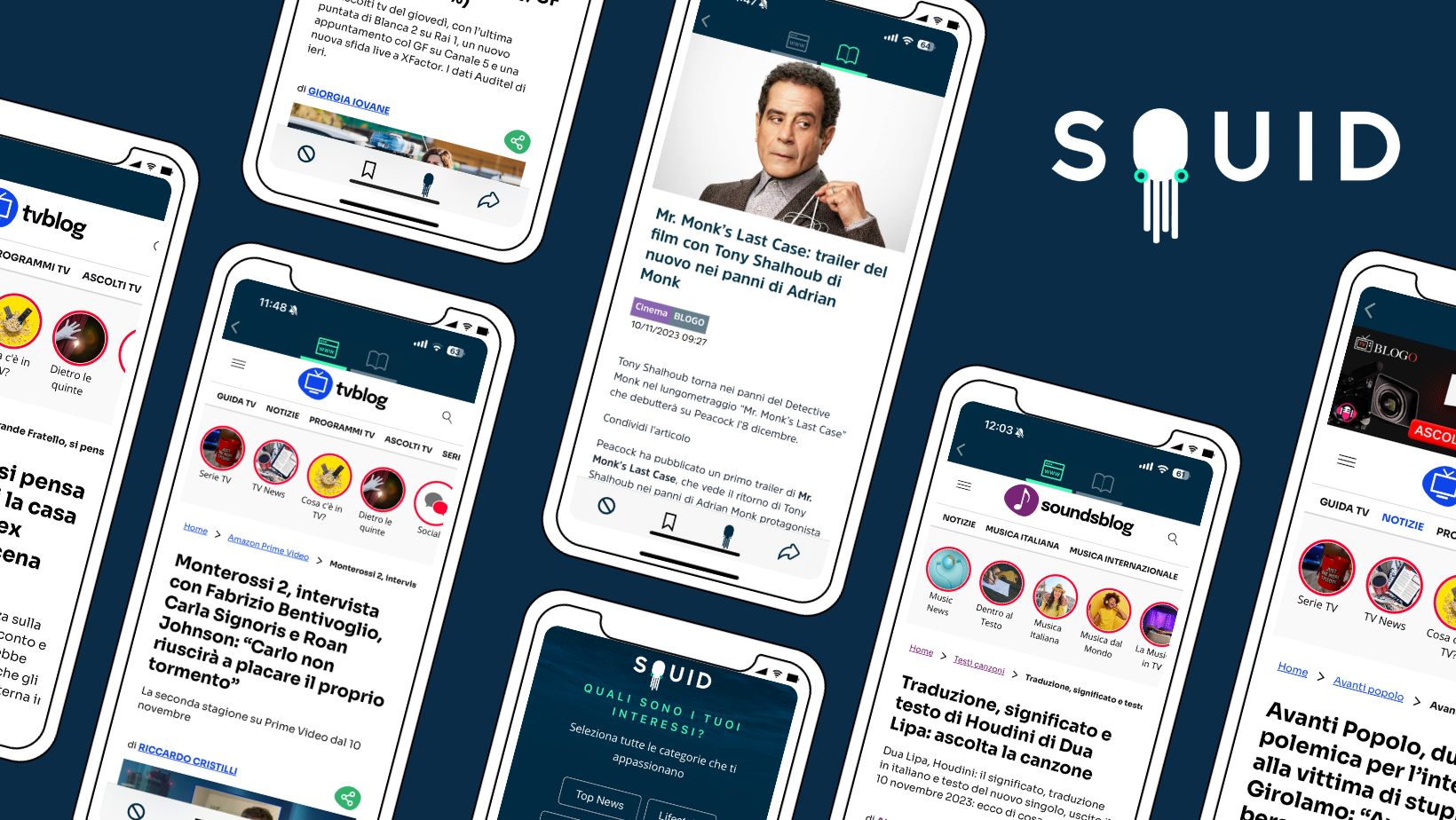 L’informazione e le esclusive di Triboo arrivano anche sull’app Squid