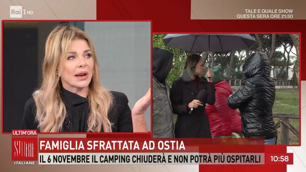 Storie Italiane, donna irrompe in diretta. La reazione di Eleonora Daniele: “Senza parole, va segnalata” (video)