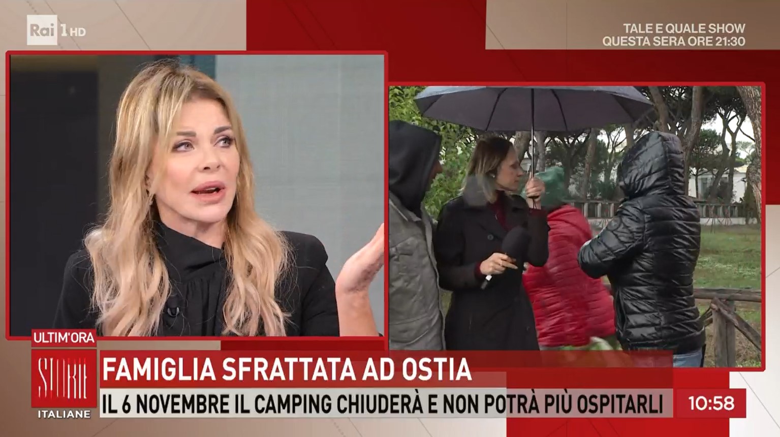 Storie Italiane, donna irrompe in diretta. La reazione di Eleonora Daniele: “Senza parole, va segnalata” (video)