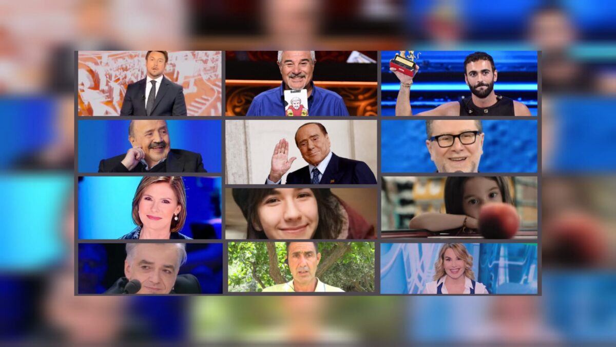 La morte di Berlusconi, i fuori onda di Giambruno, gli addii a Rai3. Fatti ed eventi tv del 2023 raccontati con le lettere dell’alfabeto