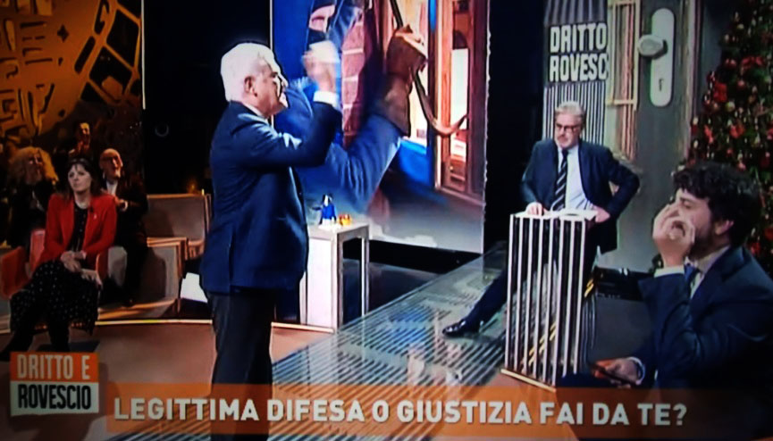 Dritto e rovescio, Belpietro litiga con Benifei e lascia lo studio. La scena viene parzialmente tagliata