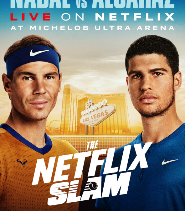 Netflix trasmetterà in diretta la partita di tennis tra Nadal e Alcaraz