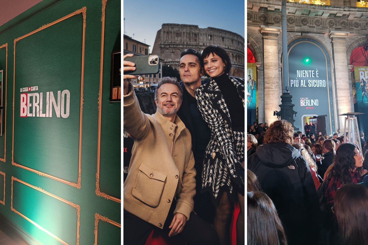 Berlino, bagno di folla a Roma per la serie Netflix che rilancia il brand “Casa di Carta”