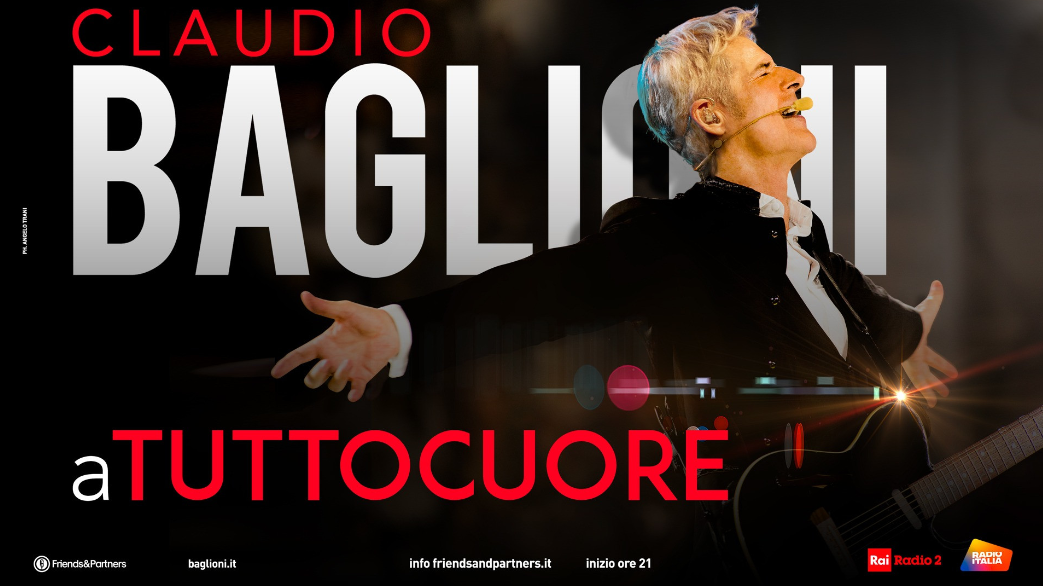 Claudio Baglioni in concerto a Pesaro, parte stasera il tour aTUTTOCUORE: anticipazioni scaletta, orario e biglietti