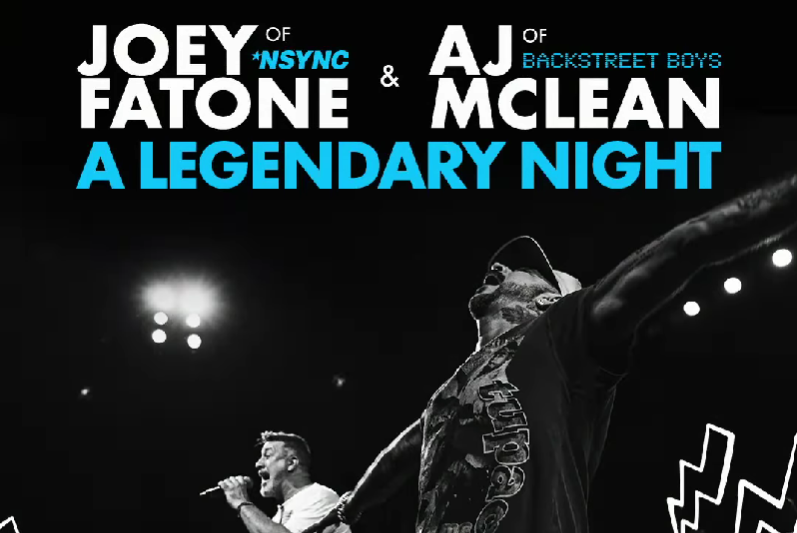 Aj McLean (dei Backstreet Boys) e Joey Fatone (degli NSYNC) insieme in tour nel Nord America. Sì, solo loro due