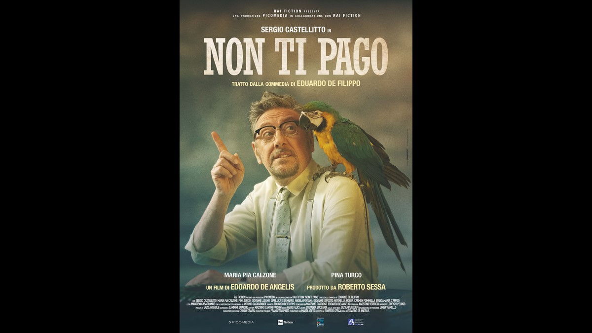 Non ti pago: foto e poster del film di Rai 1 con Sergio Castellitto