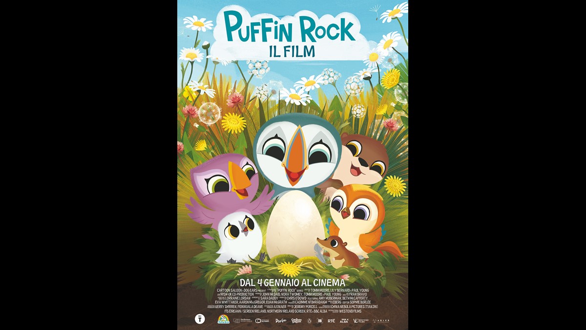 Puffin Rock – Il Film: immagini e poster italiano del film d’animazione (Al cinema dal 4 gennaio)