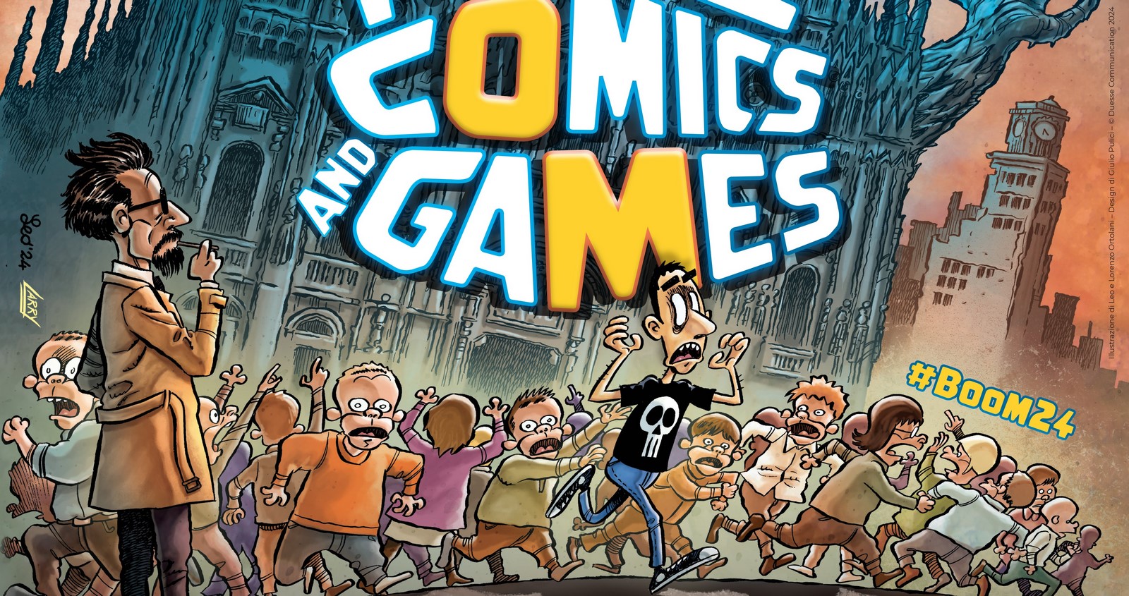 Best Movie Comics and Games 2024: il poster di Leo Ortolani, primi grandi ospiti e prevendite aperte
