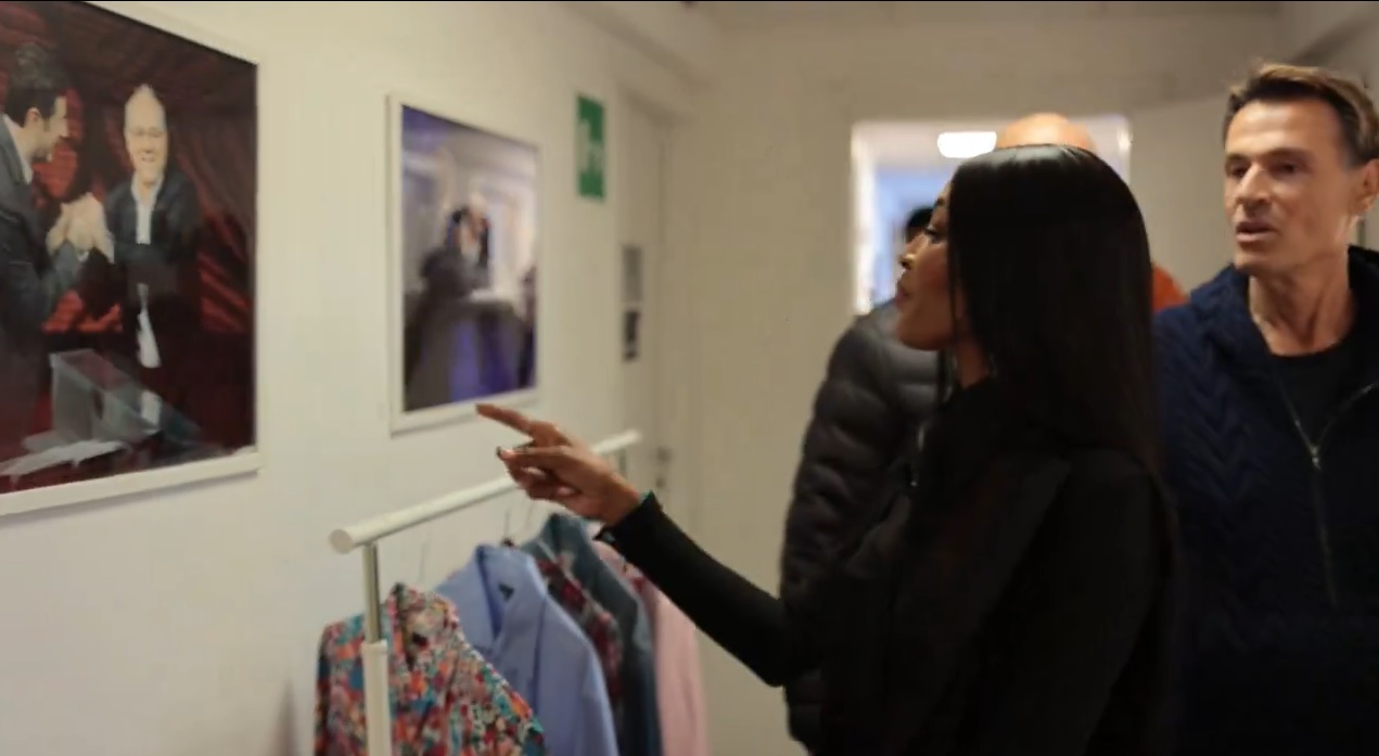Che tempo che fa, Naomi Campbell riconosce Verdone in foto: “Oh, Carlo!”