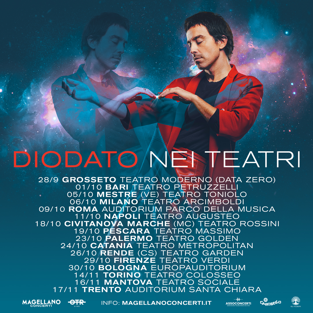 Diodato nei teatri tour 2024