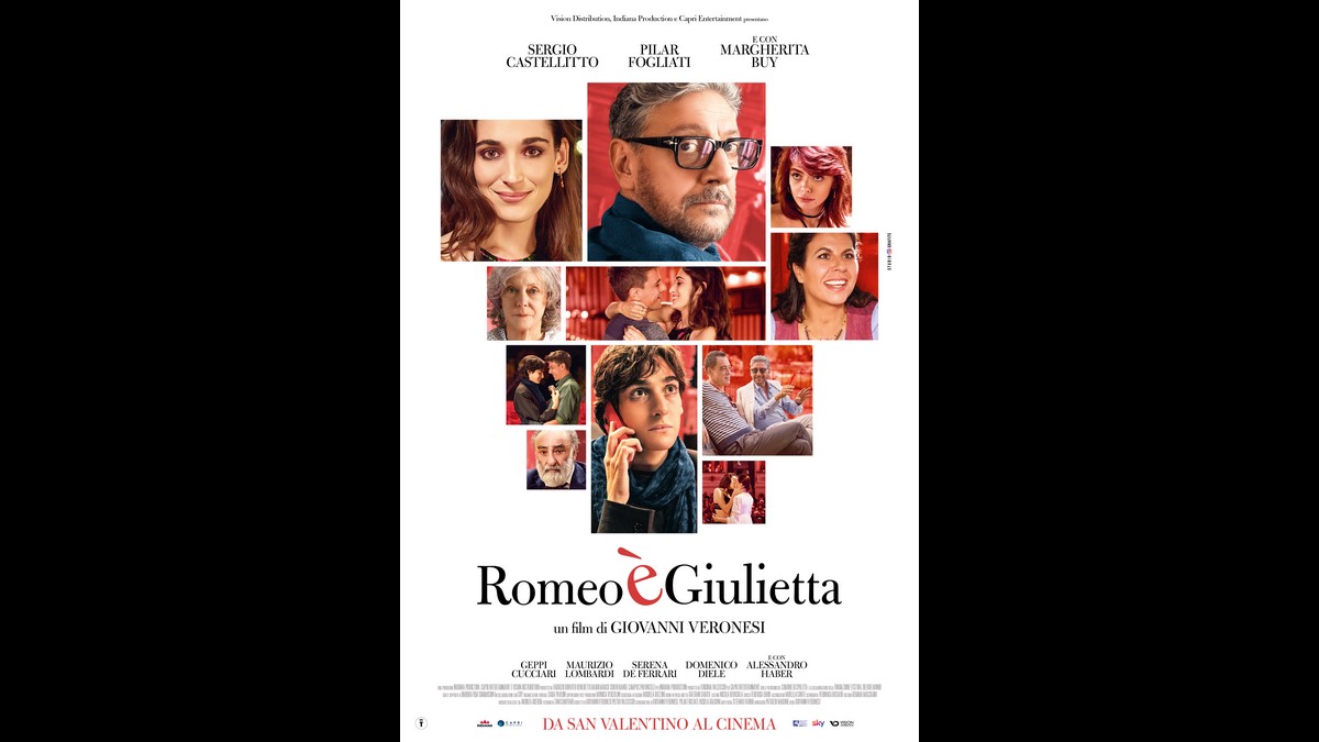 Romeo è Giulietta: foto e poster del film con Sergio Castellitto e Pilar Fogliati (Al cinema dal 14 febbraio)