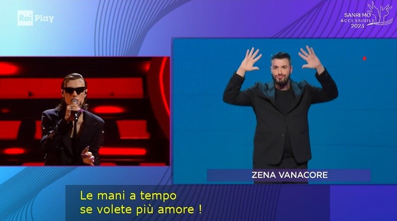 Sanremo 2024 in LIS: tornano i performer in Lingua dei Segni Italiana