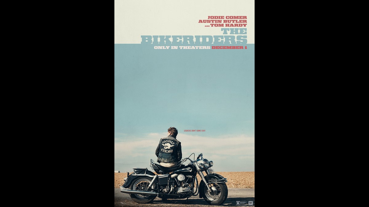 The Bikeriders: foto e poster del film con Austin Butler, Tom Hardy e Jodie Comer