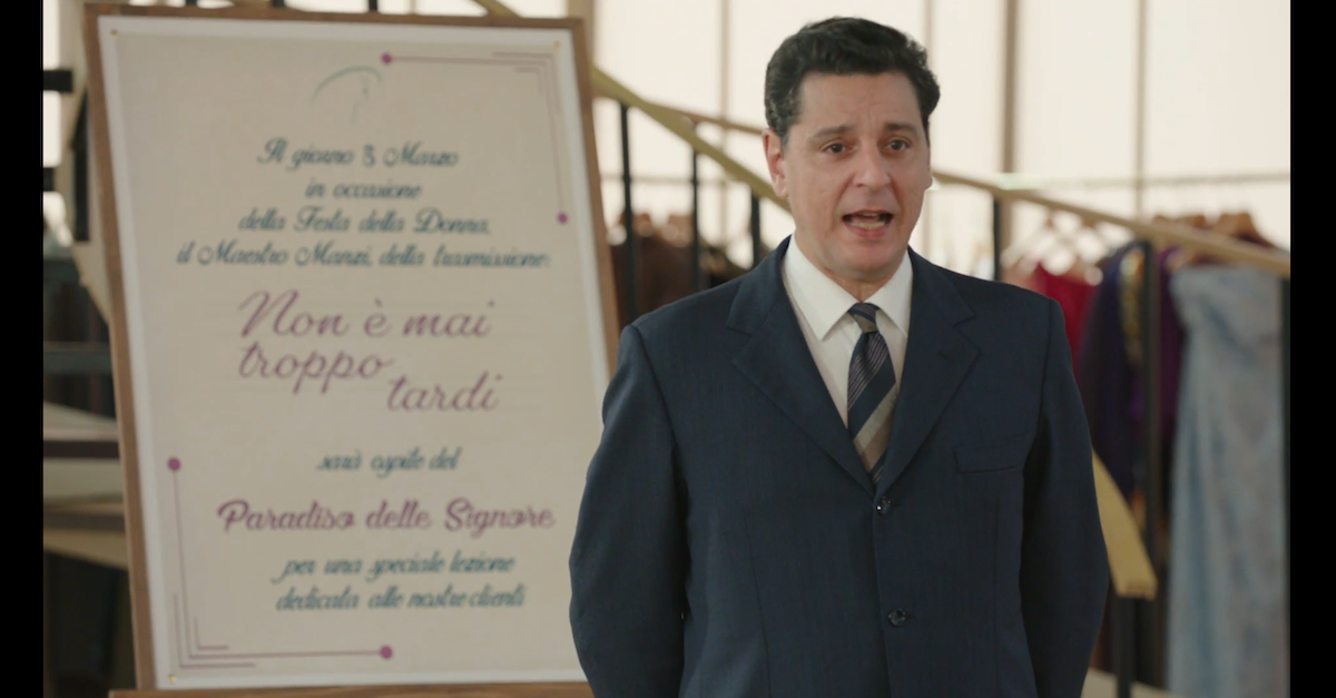 Il Paradiso delle Signore 8, il Maestro Manzi protagonista per la Festa della Donna