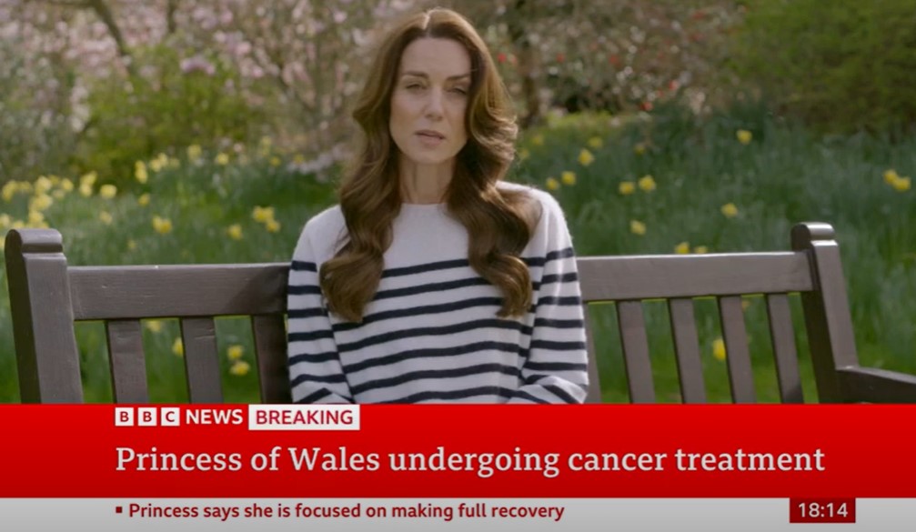 Kate Middleton ha il cancro: l’annuncio irrompe nelle dirette tv
