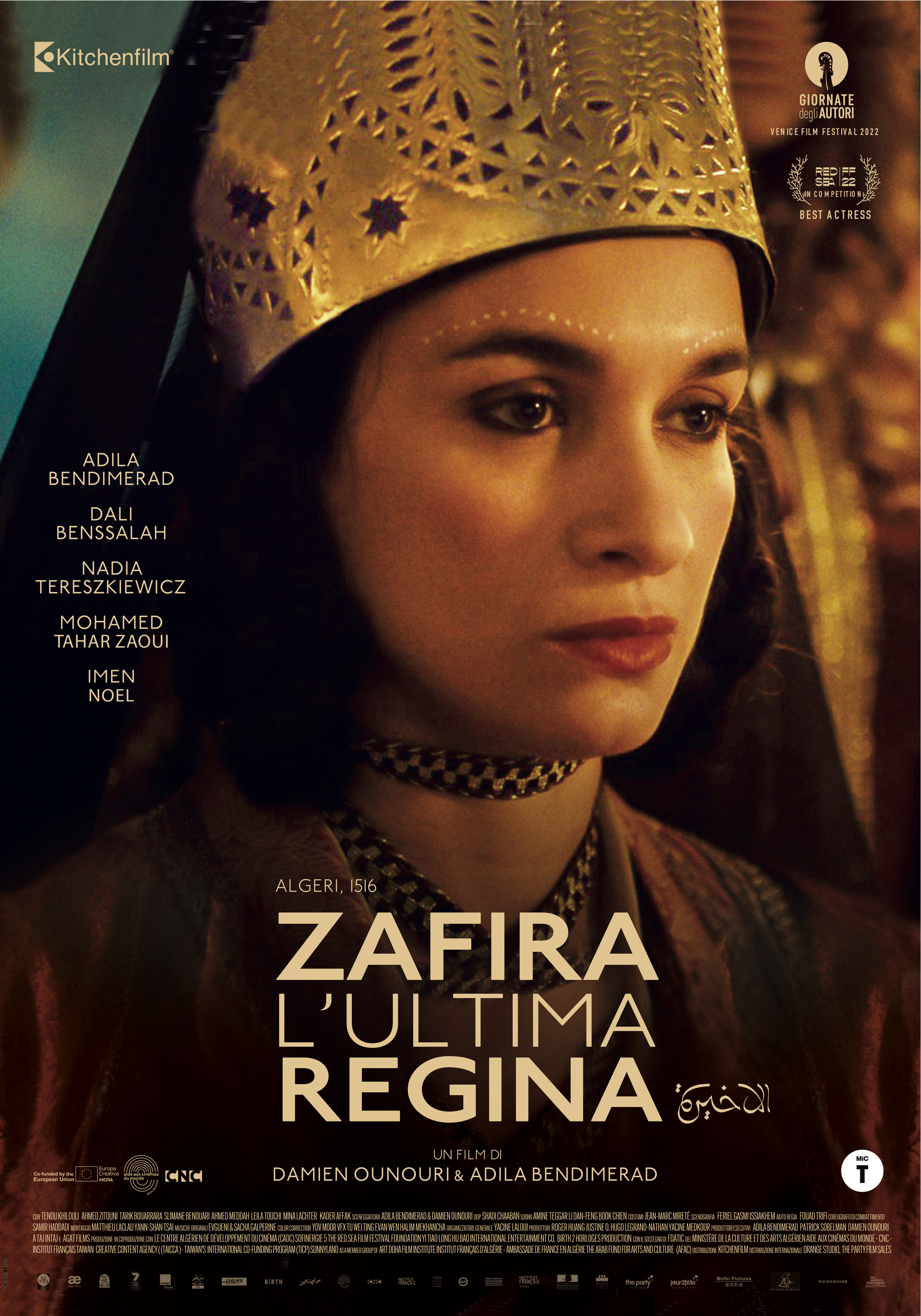 Nei cinema italiani con Kitchenfilm il dramma storico algerino "Zafira - L'ultima regina" co-diretto da Damien Ounouri e Adila Bendimerad.