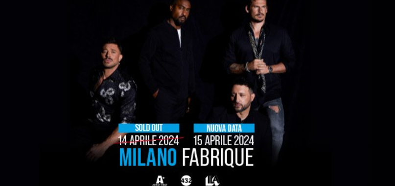 La scaletta dei Blue in concerto al Fabrique di Milano, 15 aprile 2024: ordine delle canzoni, orario e biglietti