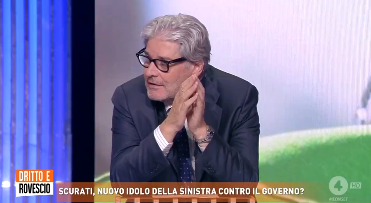 Del Debbio contro Scurati: “Il più grande scrittore del nostro secolo di stoca**o”