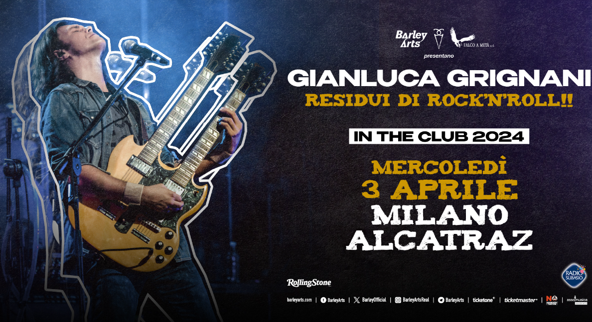 Concerto Gianluca Grignani a Milano, la scaletta delle canzoni all’Alcatraz di Milano, orario e come arrivare