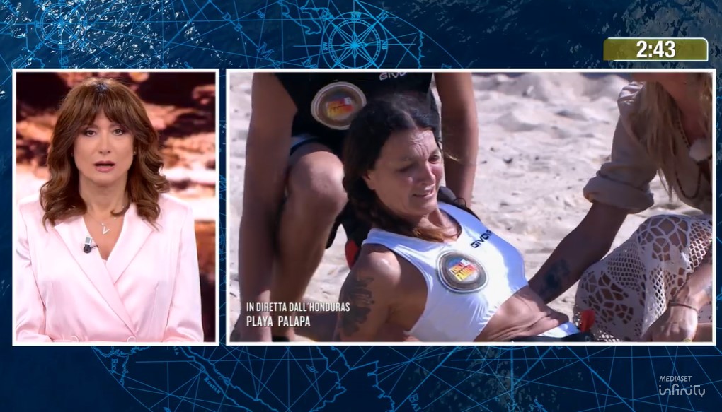 L’Isola dei Famosi 2024, l’infortunio di Marina Suma (video)