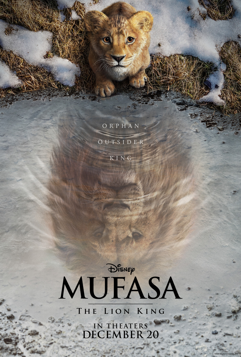 Nei cinema italiani con Disney il prequel live-action Mufasa: Il Re Leone diretto da Barry Jenkins, con le voci di Beyoncé, Mads Mikkelsen e Seth Rogen.