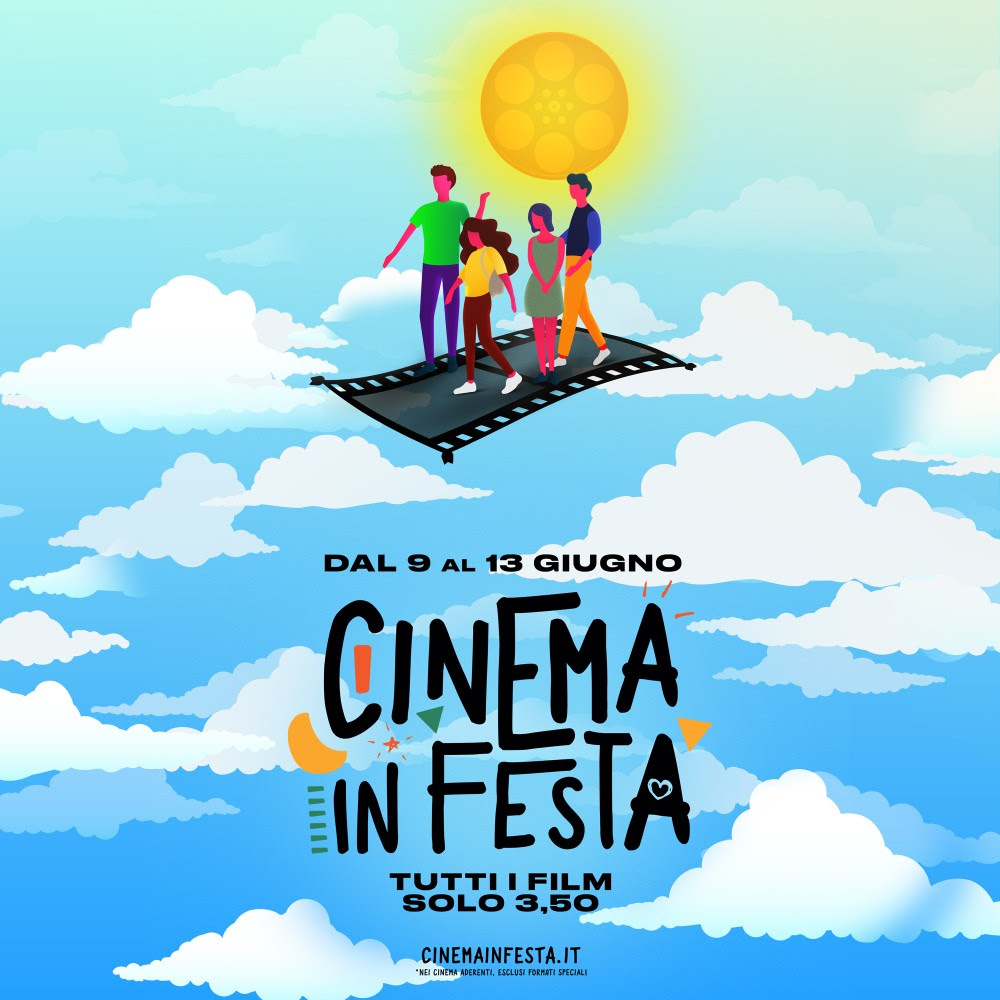 Al via la quarta edizione di Cinema in Festa, un iniziativa proposta al pubblico da parte di Anec e Anica, con il supporto del MiC e in collaborazione con il David di Donatello - Accademia del Cinema Italiano.